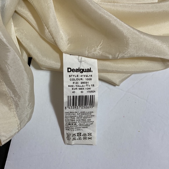 Desigual Floral Dress, Pockets! Black & White, Super Cute - Picture 7 of 8